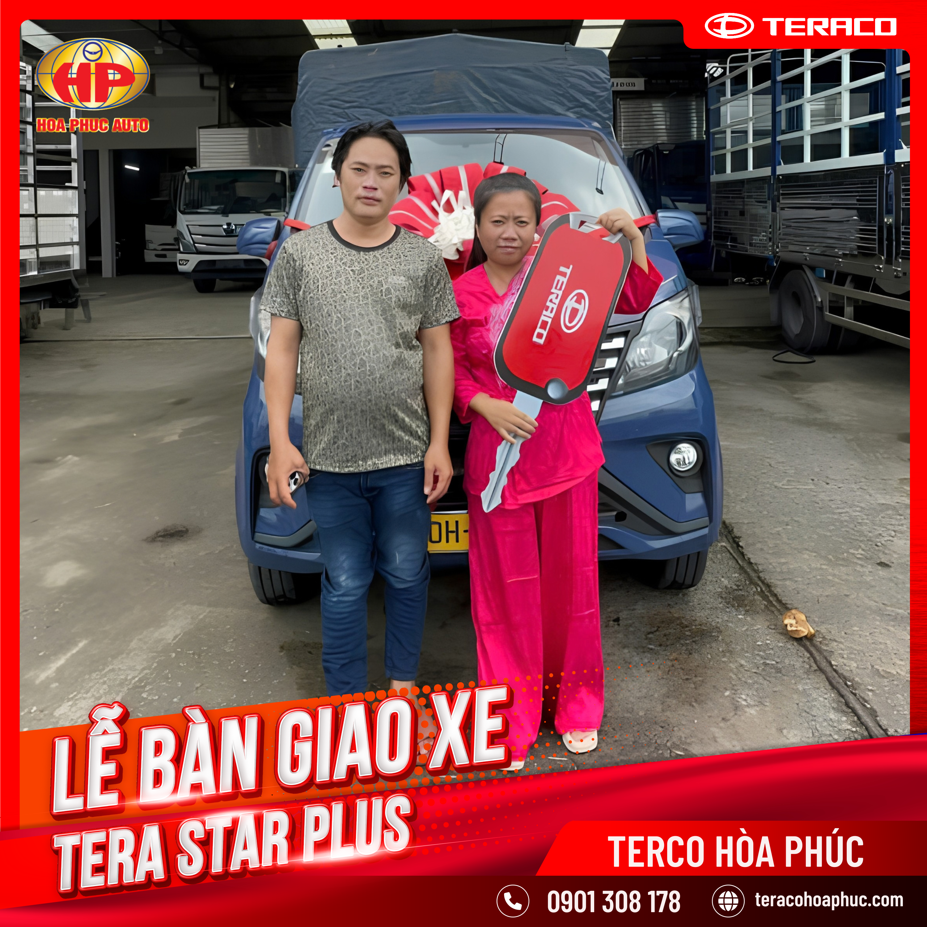 BÀN GIAO XE TERA STAR PLUS VỀ VỚI QUÝ KHÁCH HÀNG TẠI ĐỒNG NAI - THÁNG 9 NÀY