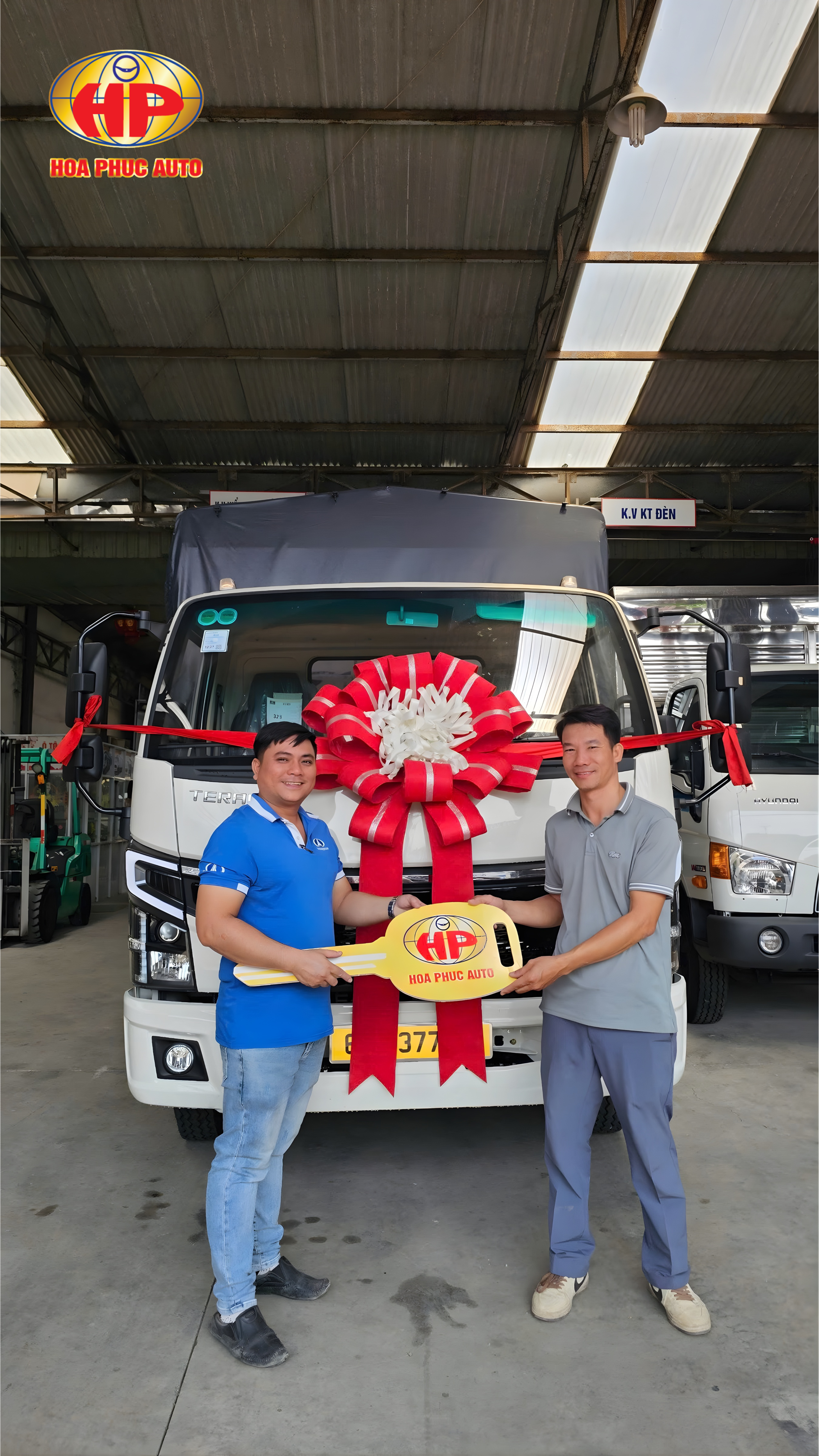 Bàn giao xe TERA 190SL Plus Thùng Mui Bạt tiêu chuẩn đến quý Khách hàng