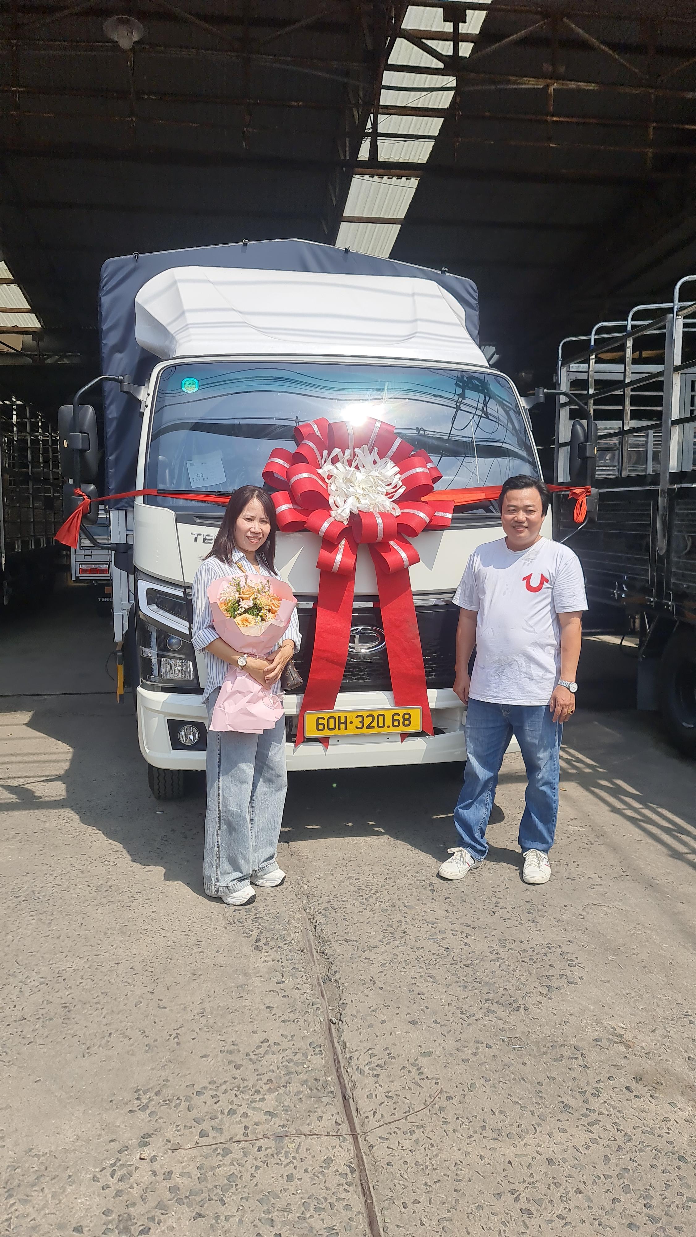 Bàn giao xe TERA 190SL Plus Thùng Mui Bạt đến quý Khách hàng