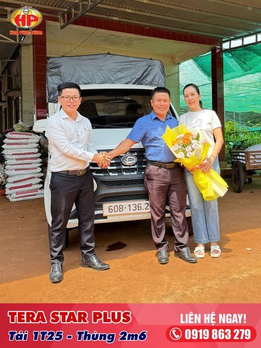 Trân Trọng Bàn giao xe Tera Star Plus đến quý khách hàng ở Đồng Nai