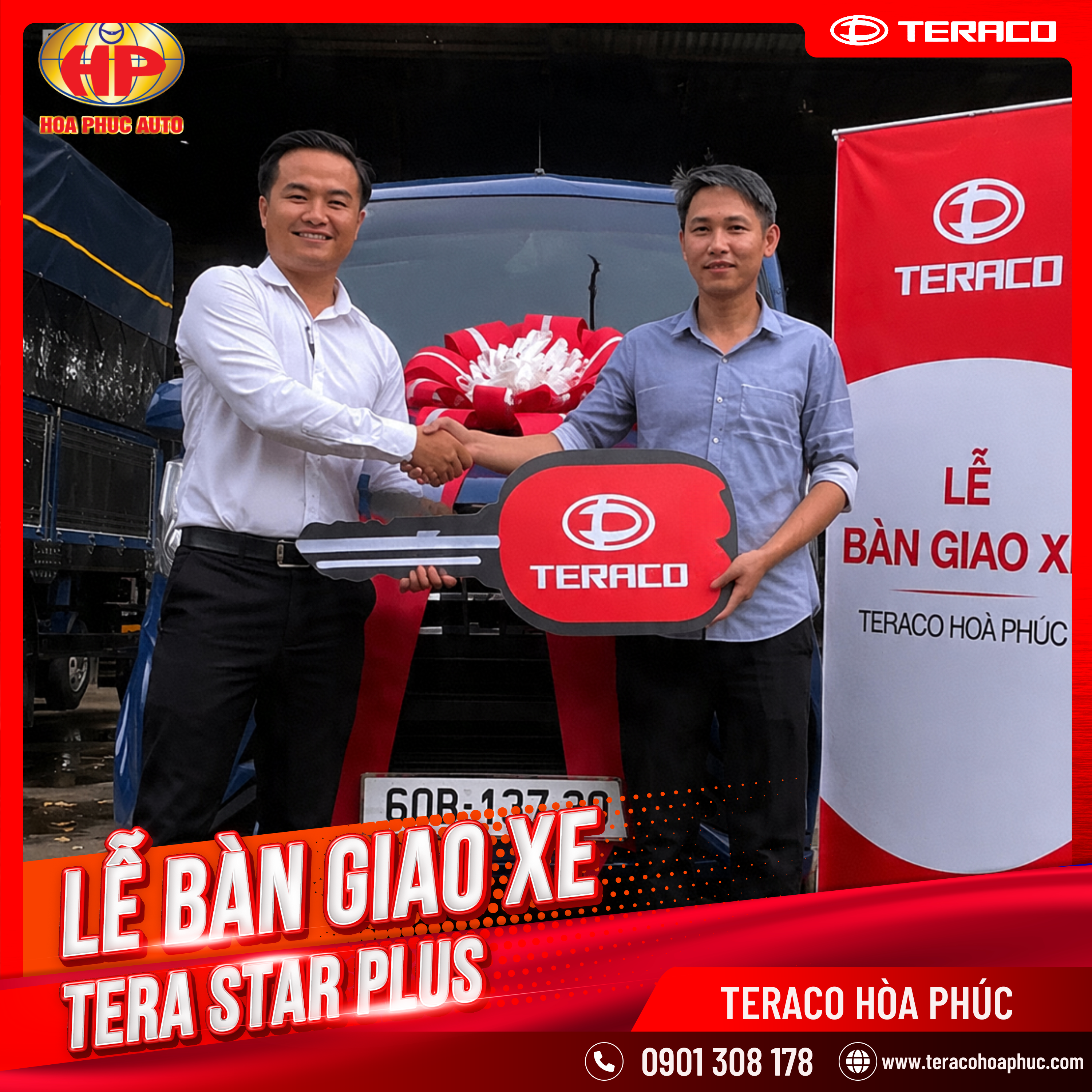 NHÌN LẠI HÀNH TRÌNH BÀN GIAO XE THÁNG 07 TẠI TERACO HÒA PHÚC