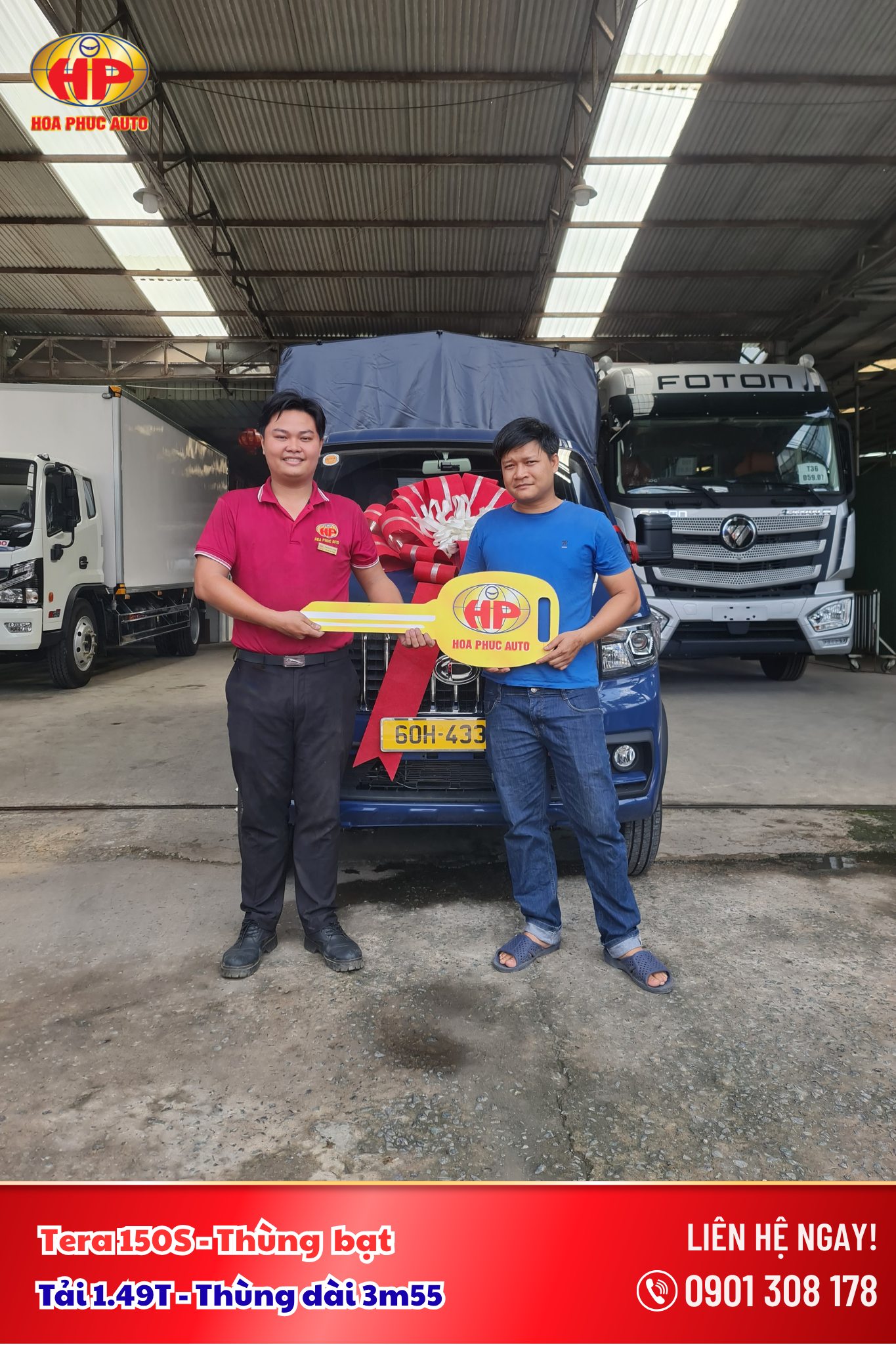 Bàn giao xe Tera150S dòng xe tải nhẹ Hot nhất thời gian vừa qua