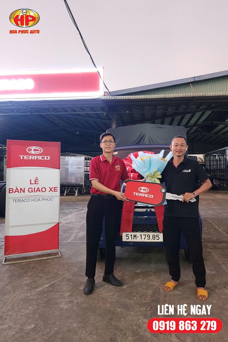 Bàn giao xe Tera Star Plus đến quý khách hàng chở Trái Cây ở TP.HCM