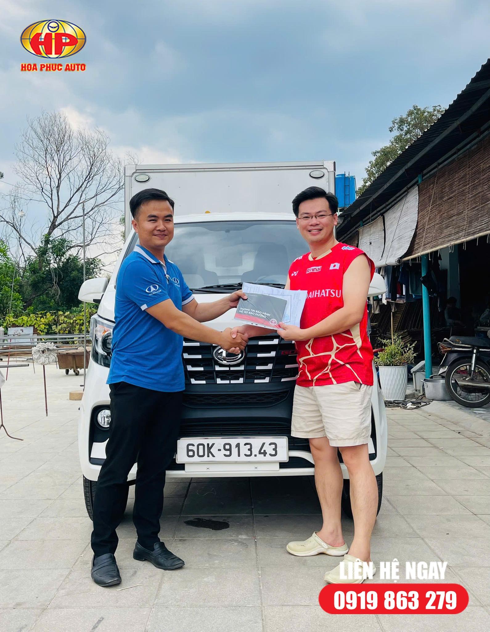 Bàn Giao Xe Tera Star Plus Thùng kín đến Quý khách hàng