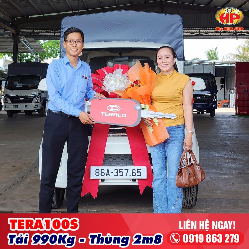 Bàn giao xe Tera100S Cho Chị Khách ở Bình Thuận - Teraco Hòa Phúc