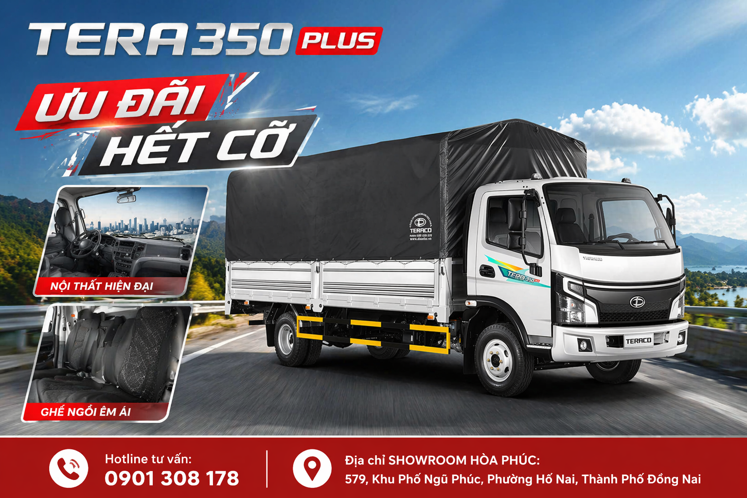 TOP NHỮNG LÝ DO LỰA CHỌN TERA350 PLUS CHO VẬN TẢI HÀNG HÓA