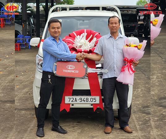 BÀN GIAO XE TERA100S THÙNG LỬNG CHO ANH GIÁP – KIM LONG, TP.HCM
