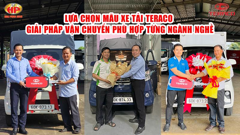 LỰA CHỌN XE TẢI TERACO – GIẢI PHÁP VẬN CHUYỂN PHÙ HỢP TỪNG NGÀNH NGHỀ