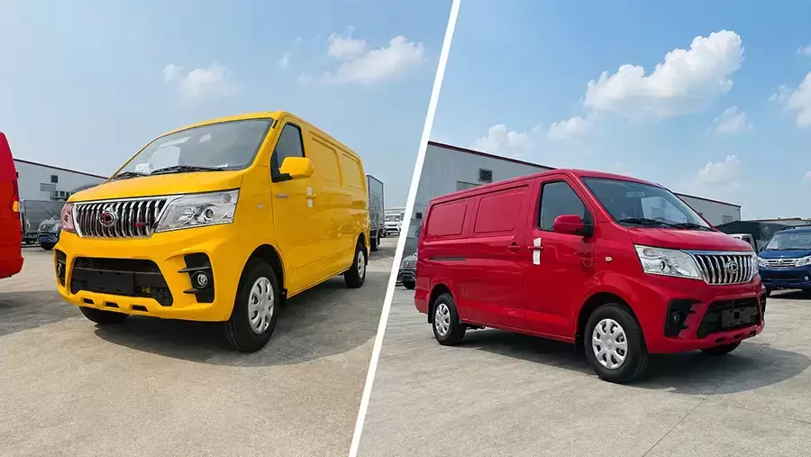 Các dòng xe tải van Teraco 2 chỗ & 5 chỗ